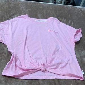 Champion tie front top